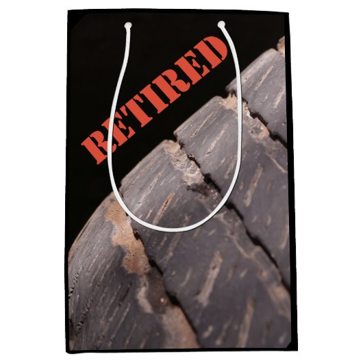 Sac cadeau de retraite personnalisé (Devant)