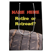 Sac cadeau de retraite personnalisé (Dos)