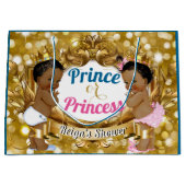 Sac cadeau de révélation de genre Prince ou Prince (Devant)