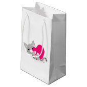 Sac cadeau de Saint Valentin Gray Kitty (Dos Angle)