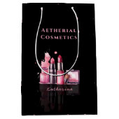 Sac cadeau de salon rose sur mesure (Devant)