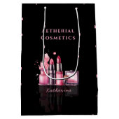 Sac cadeau de salon rose sur mesure (Dos)