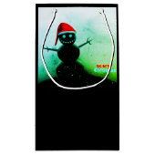 Sac cadeau de Snowman effrayant (Dos)