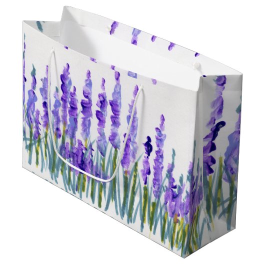 Sac cadeau de terrain Lavender (Devant Angle)