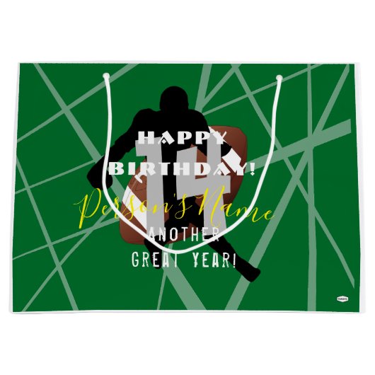 Sac cadeau de thème de FOOTBALL HAMbyWG (Devant)