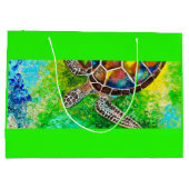 Sac cadeau de tortue (Dos)