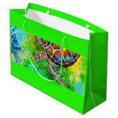 Sac cadeau de tortue (Dos Angle)