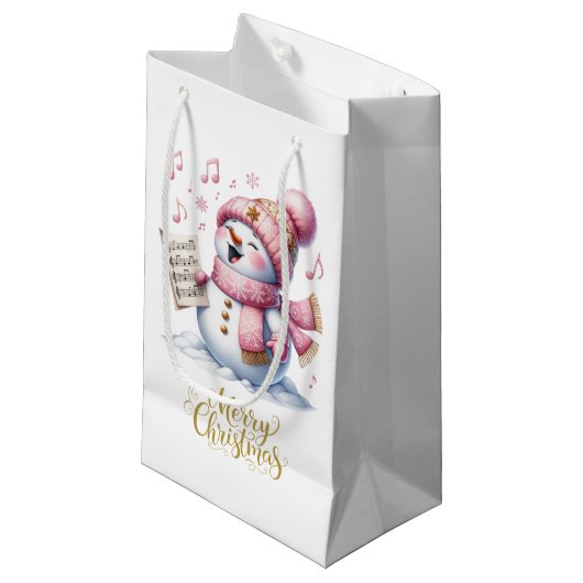 Sac cadeau de vacances (Devant Angle)