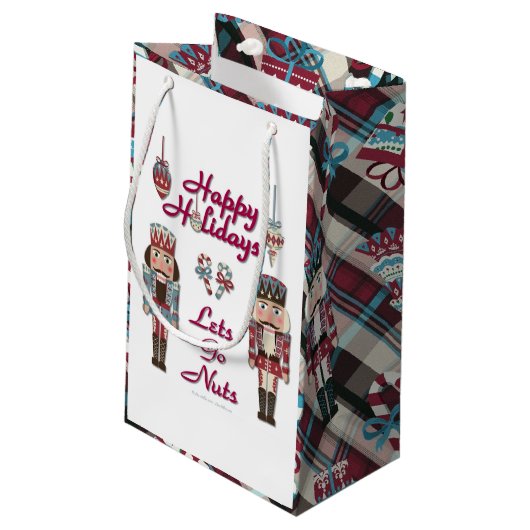 Sac Cadeau De Vacances À Casse-Noix (Dos Angle)