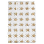 Sac cadeau de vacances Edelweiss blanc neige (Dos)