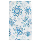 Sac cadeau de vacances-flocons de neige (Dos)