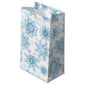 Sac cadeau de vacances-flocons de neige (Dos Angle)