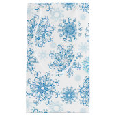 Sac cadeau de vacances-flocons de neige (Devant)