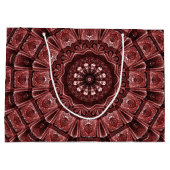 Sac cadeau de vacances Floral Rouge (Dos)