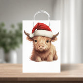 Sac cadeau de vacances pour vache Highland