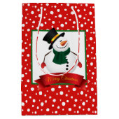 Sac cadeau de vacances-Snowman (Devant)