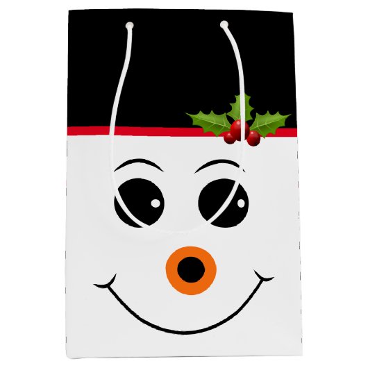 Sac cadeau de vacances Snowman (Devant)