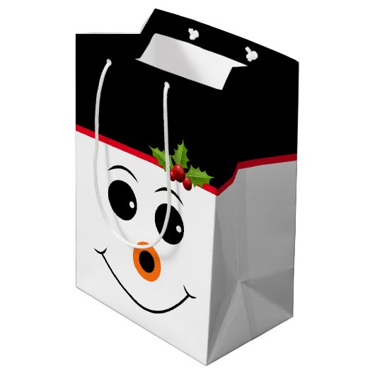 Sac cadeau de vacances Snowman (Dos Angle)