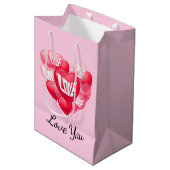 Sac cadeau de Valentine (Devant Angle)