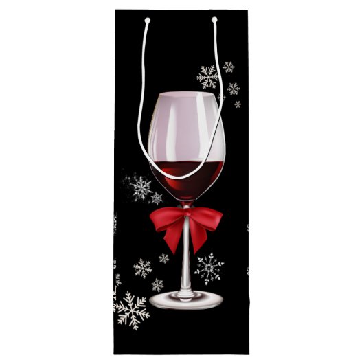 Sac cadeau de vin adorable (Dos)