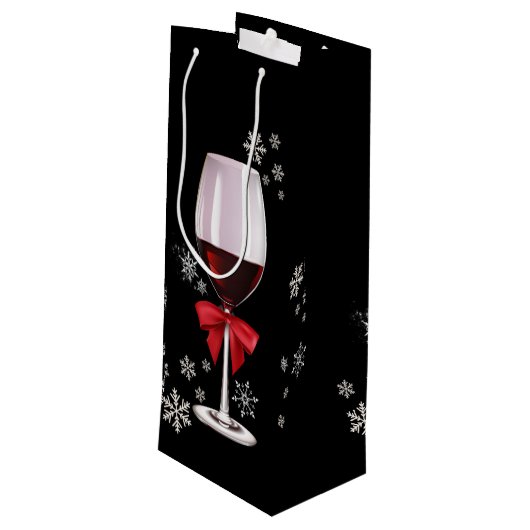 Sac cadeau de vin adorable (Dos Angle)