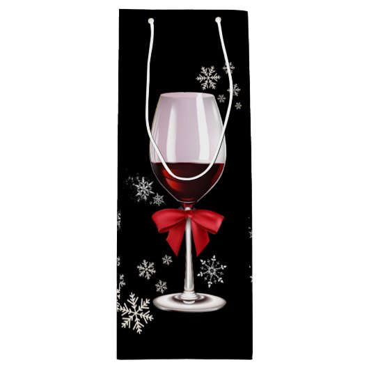 Sac cadeau de vin adorable (Devant)