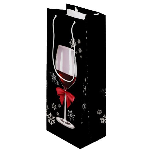 Sac cadeau de vin adorable (Devant Angle)