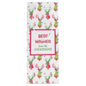 Sac cadeau de vin coloré Reindeer Motif (Dos)