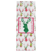Sac cadeau de vin coloré Reindeer Motif (Devant)