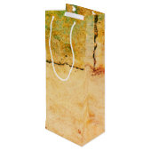 Sac cadeau de vin d'anniversaire Leo (Dos Angle)