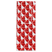 Sac cadeau de vin de la journée Valentines (Devant)