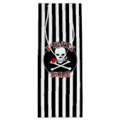 Sac cadeau de vin de mariée pirate (Dos)