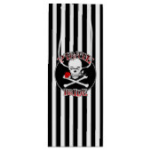Sac cadeau de vin de mariée pirate (Devant)