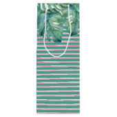 Sac cadeau de vin de Noël Palm Beach (Dos)