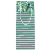 Sac cadeau de vin de Noël Palm Beach (Devant)