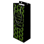 Sac cadeau de vin de raisins (Dos Angle)