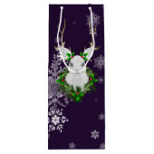 Sac cadeau de vin de renne pourpre (Dos)