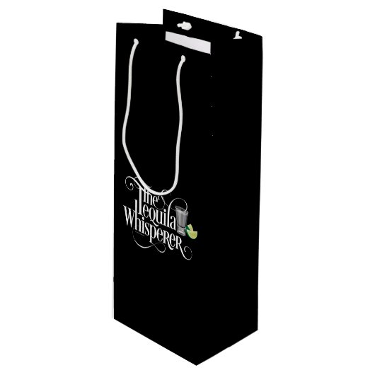 Sac cadeau de vin tequila Whisperer (Devant Angle)