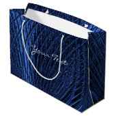 Sac cadeau décoratif Blue Navy (Dos Angle)