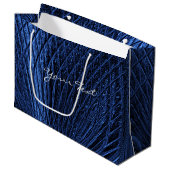 Sac cadeau décoratif Blue Navy (Devant Angle)