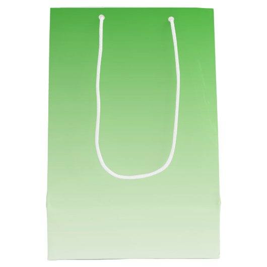 Sac cadeau dégradant vert foncé à vert clair (Dos)