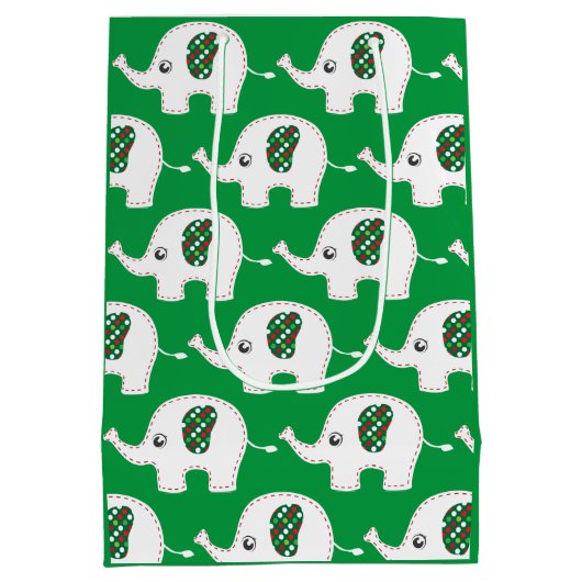 Sac cadeau d'éléphant blanc (Dos)