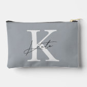 Sac Cadeau Demoiselle d'Honneur Monogramme Gris Cl (Verso)