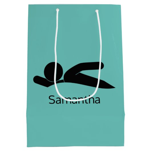 Sac cadeau design de natation (Dos)