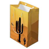 Sac cadeau Design Desert Cactus (Devant Angle)