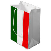 Sac cadeau design pour drapeaux italiens (Devant Angle)