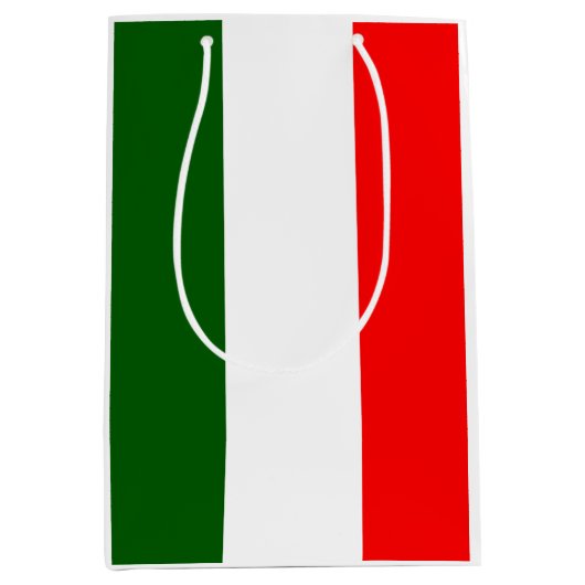 Sac cadeau design pour drapeaux italiens (Devant)