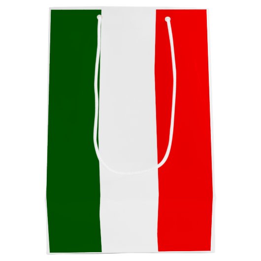Sac cadeau design pour drapeaux italiens (Dos)