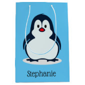 Sac cadeau design pour pingouins (Devant)