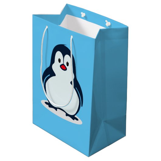 Sac cadeau design pour pingouins (Dos Angle)